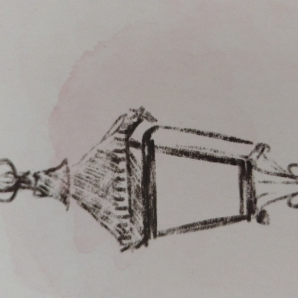 NWT Hobby Lobby telephone picture black white pink. Black frame - Picture 4 of 7